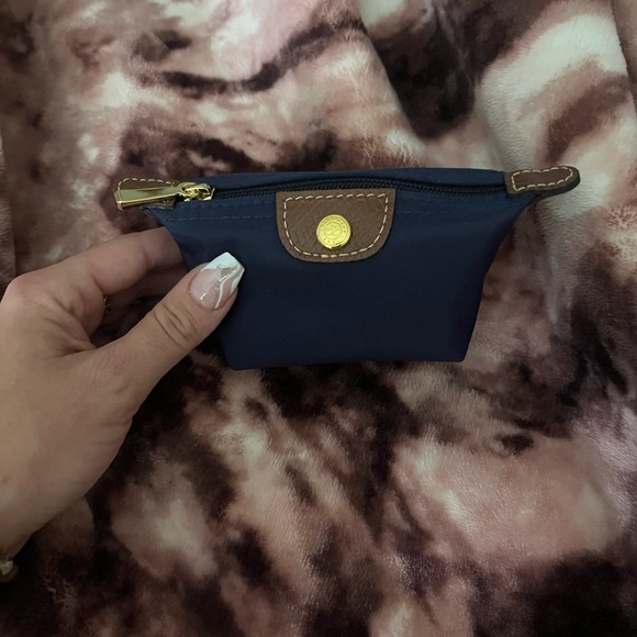 Longchamp coin purse navy! - Picture 1 of 8